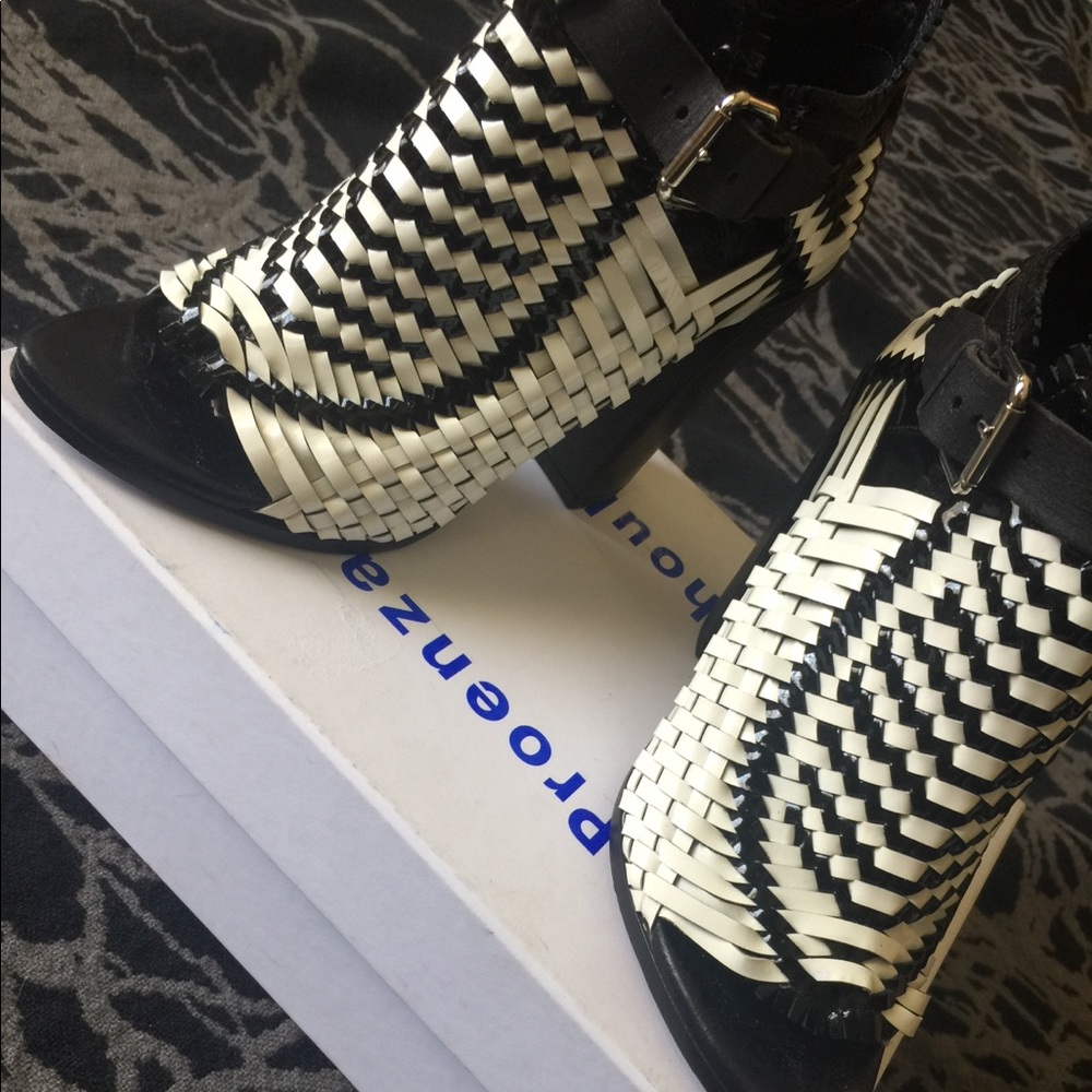Proenza Schouler leather braided heels🤩